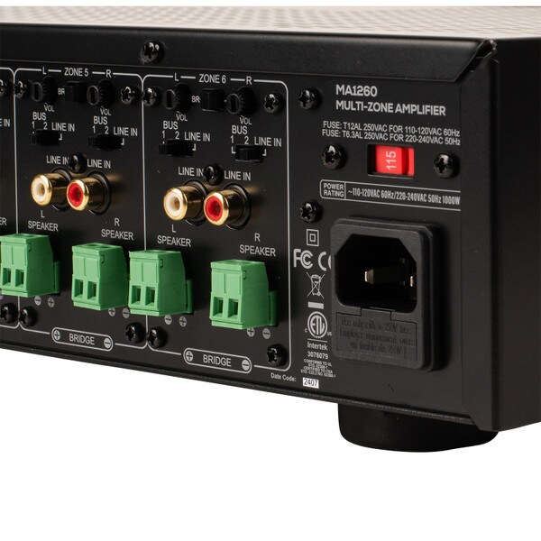 Main product image for Dayton Audio MA1260 Multi-Zone 12-Channel Amplif 300-8150